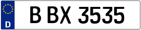 Truck License Plate